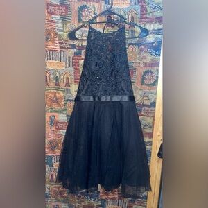 Ladies Mori Lee black little party dress size 10